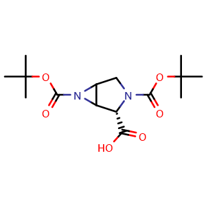 (2S)-3,6-bis(tert-butoxycarbonyl)-3,6-diazabicyclo[3.1.0]hexane-2-carboxylic acid