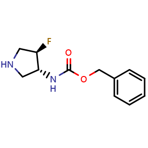 benzyl ((3R,4R)-4-fluoropyrrolidin-3-yl)carbamate