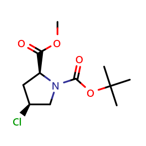 1-(tert-butyl) 2-methyl (2S,4S)-4-chloropyrrolidine-1,2-dicarboxylate