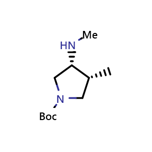 tert-butyl (3S,4S)-3-methyl-4-(methylamino)pyrrolidine-1-carboxylate