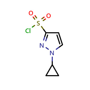 1-cyclopropyl-1H-pyrazole-3-sulfonyl chloride
