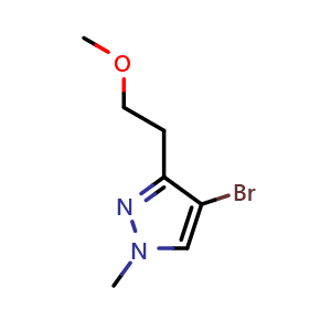 4-bromo-3-(2-methoxyethyl)-1-methyl-1H-pyrazole