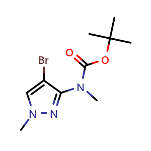 tert-butyl (4-bromo-1-methyl-1H-pyrazol-3-yl)(methyl)carbamate