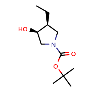 tert-butyl (3S,4S)-3-ethyl-4-hydroxypyrrolidine-1-carboxylate