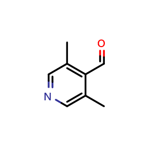 Chemical structure of 3,5-dimethylisonicotinaldehyde , CAS 201286-64-8, AChemBlock Q62371