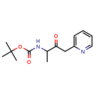 tert-butyl (3-oxo-4-(pyridin-2-yl)butan-2-yl)carbamate