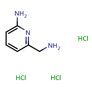 6-(aminomethyl)pyridin-2-amine trihydrochloride