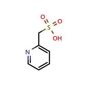 Chemical structure of pyridin-2-ylmethanesulfonic acid , CAS 132685-16-6, AChemBlock Q62430