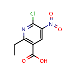 6-chloro-2-ethyl-5-nitronicotinic acid