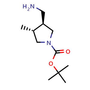 tert-butyl (3S,4R)-3-(aminomethyl)-4-methylpyrrolidine-1-carboxylate