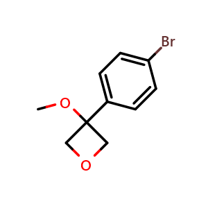 3-(4-bromophenyl)-3-methoxyoxetane