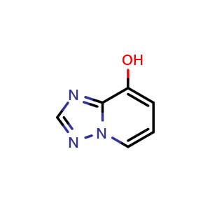 Chemical structure of [1,2,4]triazolo[1,5-a]pyridin-8-ol , CAS 86467-41-6, AChemBlock Q62666