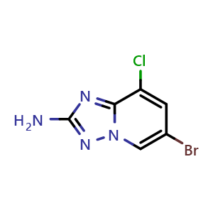 6-bromo-8-chloro-[1,2,4]triazolo[1,5-a]pyridin-2-amine