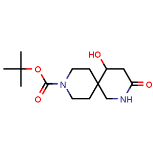 tert-butyl 5-hydroxy-3-oxo-2,9-diazaspiro[5.5]undecane-9-carboxylate