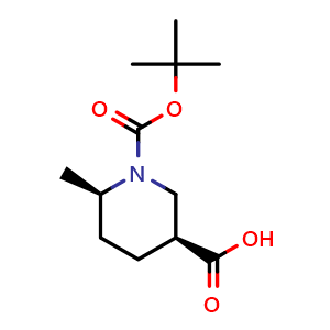 (3S,6R)-1-(tert-butoxycarbonyl)-6-methylpiperidine-3-carboxylic acid
