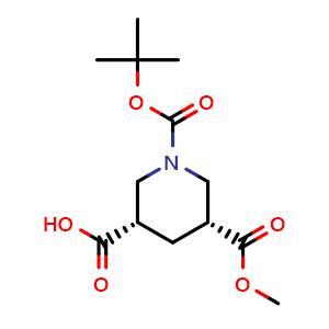 (3S,5R)-1-(tert-butoxycarbonyl)-5-(methoxycarbonyl)piperidine-3-carboxylic acid