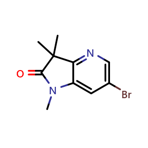 6-bromo-1,3,3-trimethyl-1,3-dihydro-2H-pyrrolo[3,2-b]pyridin-2-one