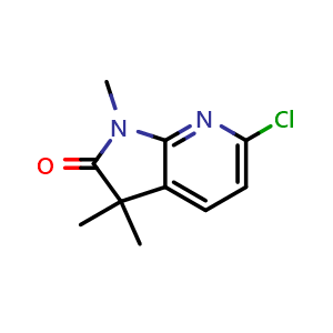 6-chloro-1,3,3-trimethyl-1,3-dihydro-2H-pyrrolo[2,3-b]pyridin-2-one