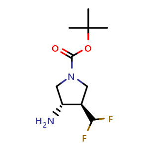 tert-butyl (3S,4R)-3-amino-4-(difluoromethyl)pyrrolidine-1-carboxylate