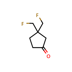 3,3-bis(fluoromethyl)cyclopentan-1-one