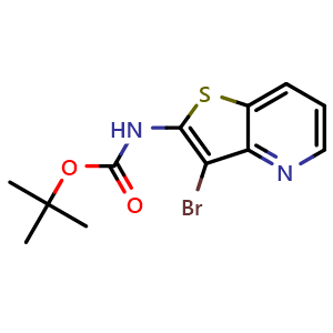 tert-butyl (3-bromothieno[3,2-b]pyridin-2-yl)carbamate
