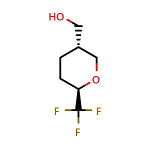 ((3S,6S)-6-(trifluoromethyl)tetrahydro-2H-pyran-3-yl)methanol