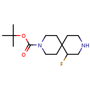 tert-butyl 7-fluoro-3,9-diazaspiro[5.5]undecane-3-carboxylate