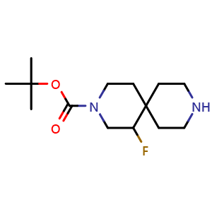 tert-butyl 1-fluoro-3,9-diazaspiro[5.5]undecane-3-carboxylate