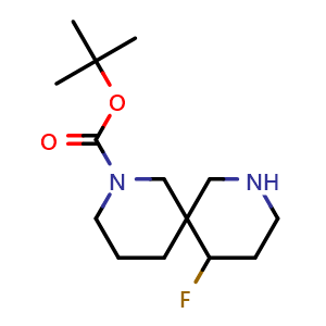 tert-butyl 11-fluoro-2,8-diazaspiro[5.5]undecane-2-carboxylate