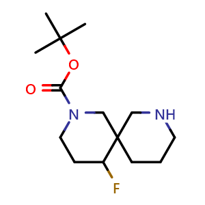 tert-butyl 5-fluoro-2,8-diazaspiro[5.5]undecane-2-carboxylate