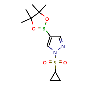 1-(cyclopropylsulfonyl)-4-(4,4,5,5-tetramethyl-1,3,2-dioxaborolan-2-yl)-1H-pyrazole