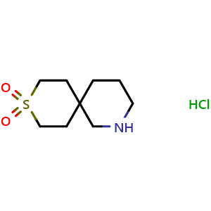 9-thia-2-azaspiro[5.5]undecane 9,9-dioxide hydrochloride