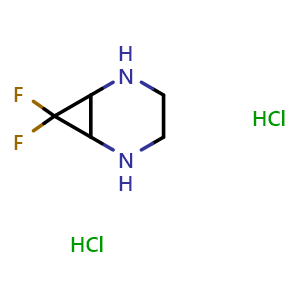 7,7-difluoro-2,5-diazabicyclo[4.1.0]heptane dihydrochloride