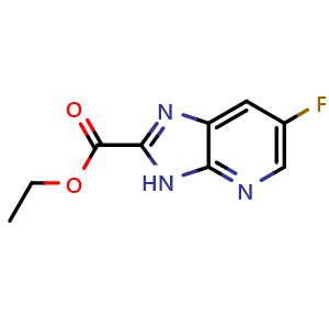 ethyl 6-fluoro-3H-imidazo[4,5-b]pyridine-2-carboxylate