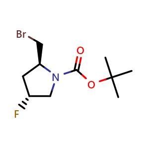 tert-butyl (2S,4R)-2-(bromomethyl)-4-fluoropyrrolidine-1-carboxylate