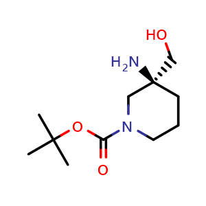 tert-butyl (S)-3-amino-3-(hydroxymethyl)piperidine-1-carboxylate