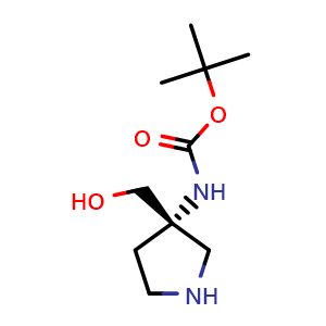 tert-butyl (S)-(3-(hydroxymethyl)pyrrolidin-3-yl)carbamate