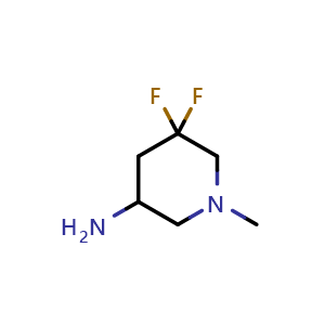 5,5-difluoro-1-methylpiperidin-3-amine