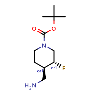 tert-butyl trans-4-(aminomethyl)-3-fluoropiperidine-1-carboxylate