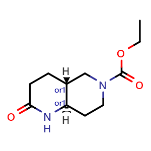 rel-ethyl (4aR,8aR)-2-oxooctahydro-1,6-naphthyridine-6(2H)-carboxylate