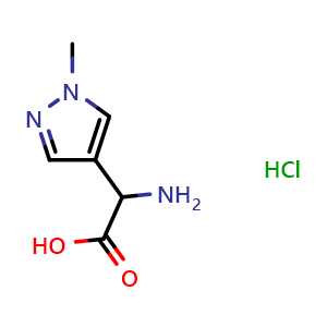 2-amino-2-(1-methyl-1H-pyrazol-4-yl)acetic acid hydrochloride