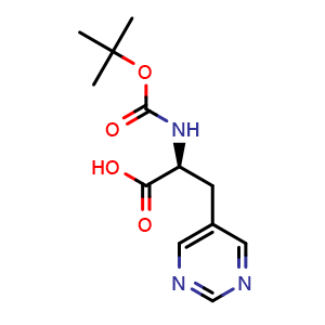 (S)-2-((tert-butoxycarbonyl)amino)-3-(pyrimidin-5-yl)propanoic acid