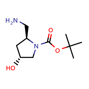 tert-butyl (2S,4R)-2-(aminomethyl)-4-hydroxypyrrolidine-1-carboxylate