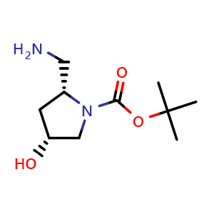 tert-butyl (2R,4R)-2-(aminomethyl)-4-hydroxypyrrolidine-1-carboxylate