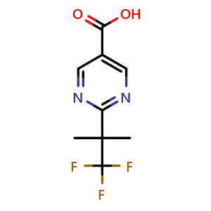 2-(1,1,1-trifluoro-2-methylpropan-2-yl)pyrimidine-5-carboxylic acid