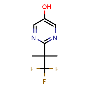 2-(1,1,1-trifluoro-2-methylpropan-2-yl)pyrimidin-5-ol