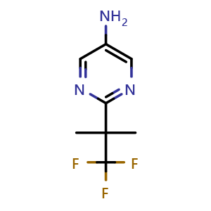 2-(1,1,1-trifluoro-2-methylpropan-2-yl)pyrimidin-5-amine