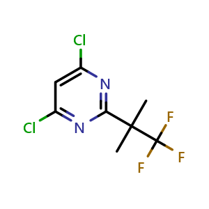 4,6-dichloro-2-(1,1,1-trifluoro-2-methylpropan-2-yl)pyrimidine