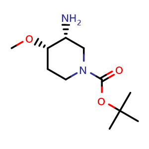 tert-butyl (3R,4S)-3-amino-4-methoxypiperidine-1-carboxylate