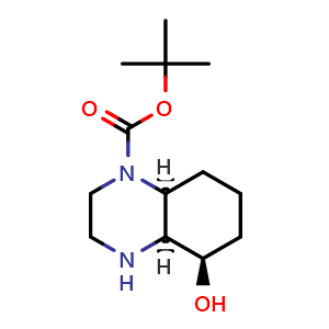 tert-butyl (4aS,5R,8aS)-5-hydroxyoctahydroquinoxaline-1(2H)-carboxylate